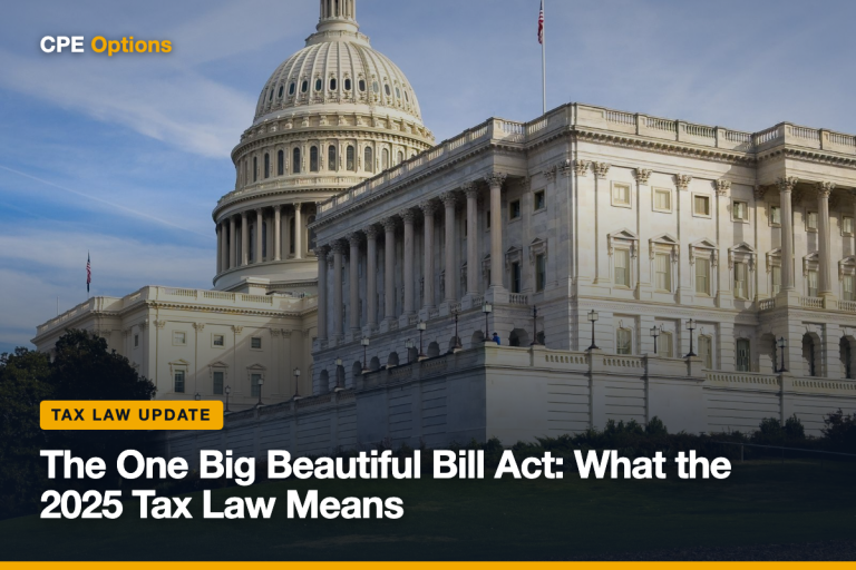 The One Big Beautiful Bill Act: What the 2025 Tax Law Means for Your Clients