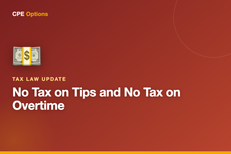 No Tax on Tips and No Tax on Overtime: The New 2025 Deductions