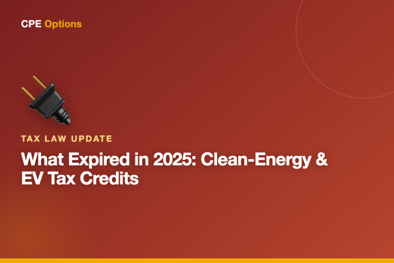 What Expired in 2025: Clean-Energy and EV Tax Credits Sunset Early