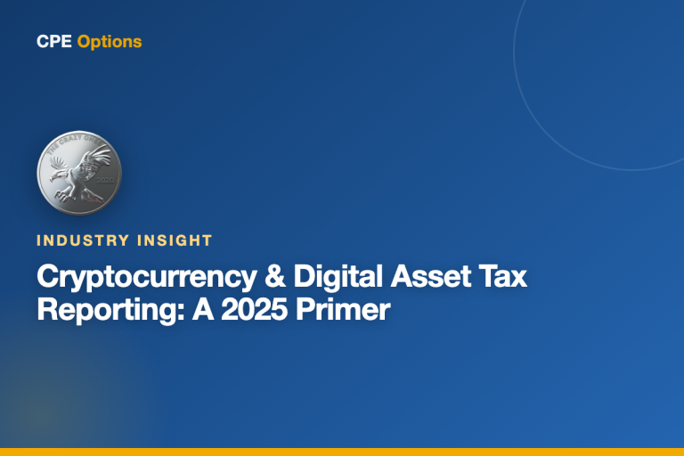 Cryptocurrency and Digital Asset Tax Reporting: A 2025 Primer