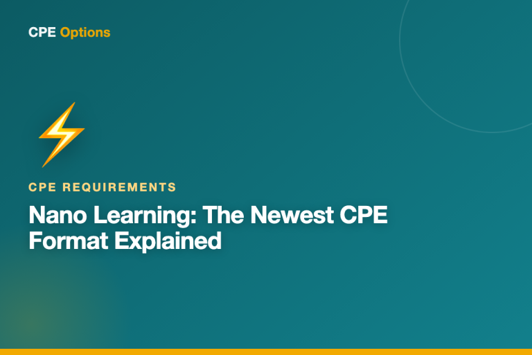 Nano Learning: The Newest CPE Format Explained