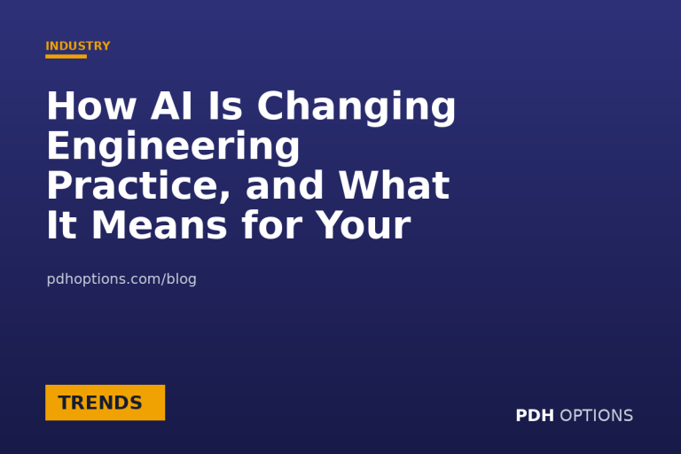 How AI Is Changing Engineering Practice, and What It Means for Your CE — CPE Options