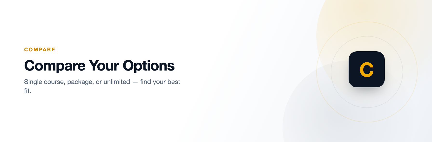 Compare: Single Courses, State Packages & Unlimited