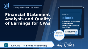Financial Statement Analysis and Quality of Earnings for CPA