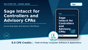 Sage Intacct for Controllers and Advisory CPAs