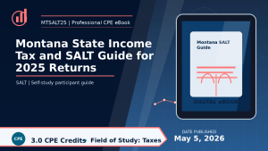 Montana State Income Tax and SALT Guide for 2025 Returns - F