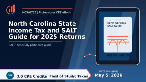 North Carolina State Income Tax and SALT Guide for 2025 Retu