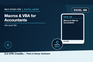 Microsoft Excel 365: Macros & VBA for Accountants