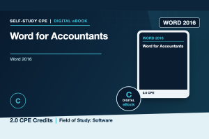 Microsoft Word 2016 for Accountants