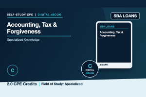 SBA Loans: Accounting, Tax, and Forgiveness