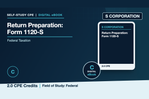 S Corporation Return Preparation: Form 1120-S
