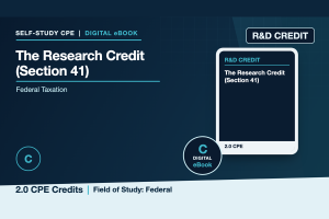 The Research and Development Tax Credit (Section 41)