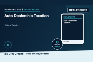 Automobile Dealership Taxation and Accounting