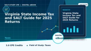 Virginia State Income Tax and SALT Guide for 2025 Returns — CPE course eBook cover